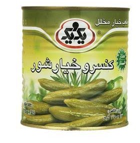 یک و یک کنسرو فلزی خیارشور ممتاز 770 گرمی